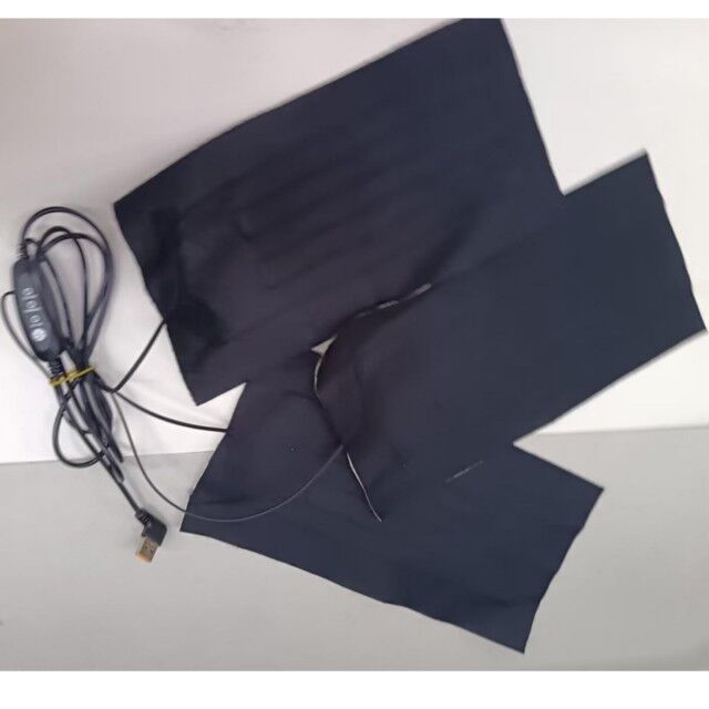 Pad di riscaldamento personalizzato 30X15cm 3pads in un 12V Cloth Heater con USB Switch Controller per la sedia di riscaldamento