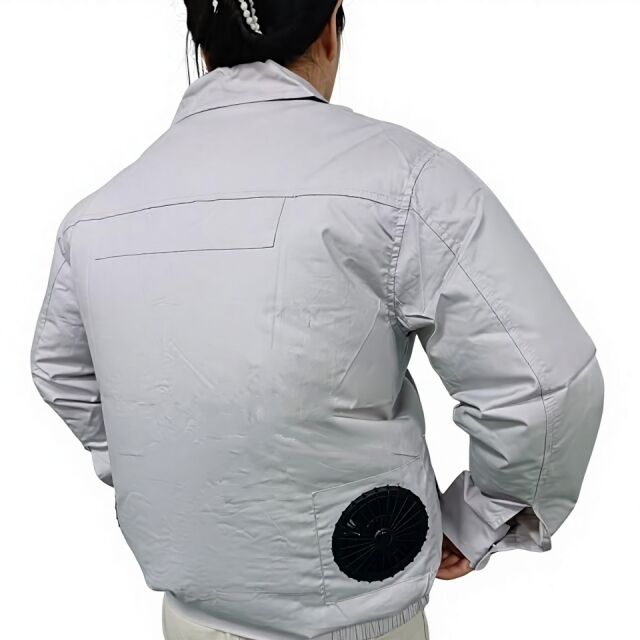 Abbigliamento estivo abbigliamento da lavoro ventola giacca 100 % cotone manica lunga giacca ventola con Power Bank 10000mAh per saldatore