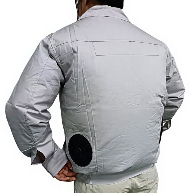 Abbigliamento estivo abbigliamento da lavoro ventola giacca 100 % cotone manica lunga giacca ventola con Power Bank 10000mAh per saldatore