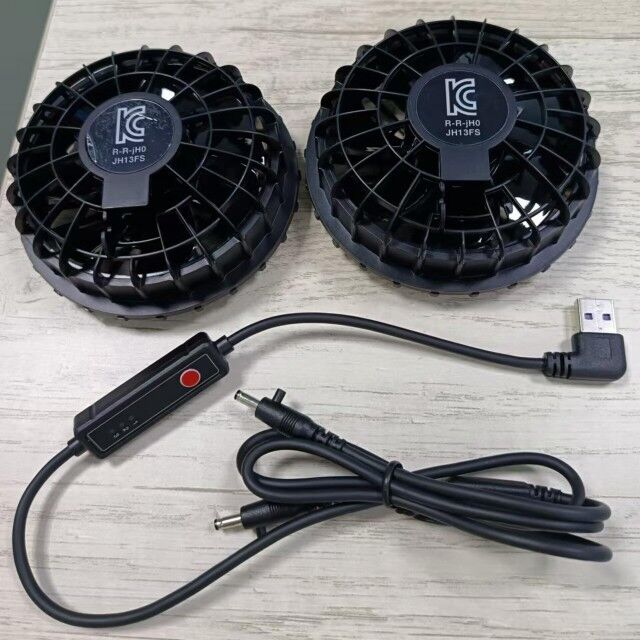 Ventilatore per abbigliamento estivo rinfrescante con 3 livelli di velocità per giacca, super sottile 34mm